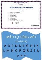 Vietnamese Alphabet - Pattern Rhymes