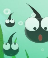 The tadpole is looking for mum (Story)