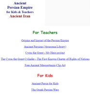 Ancient Persian Empire for Kids & Teachers