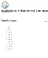 International  Indian School Dammam-Online resources Early Stage 1 to Stage 6 