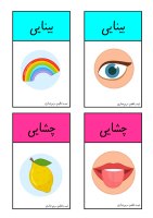 5 Senses Vocabulary Cards