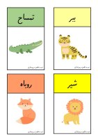 Wild Animals Vocabulary Cards