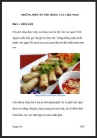 The most famous Vietnamese dishes - continue